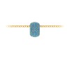 Pavé Topaz Birthstone Bead Charm