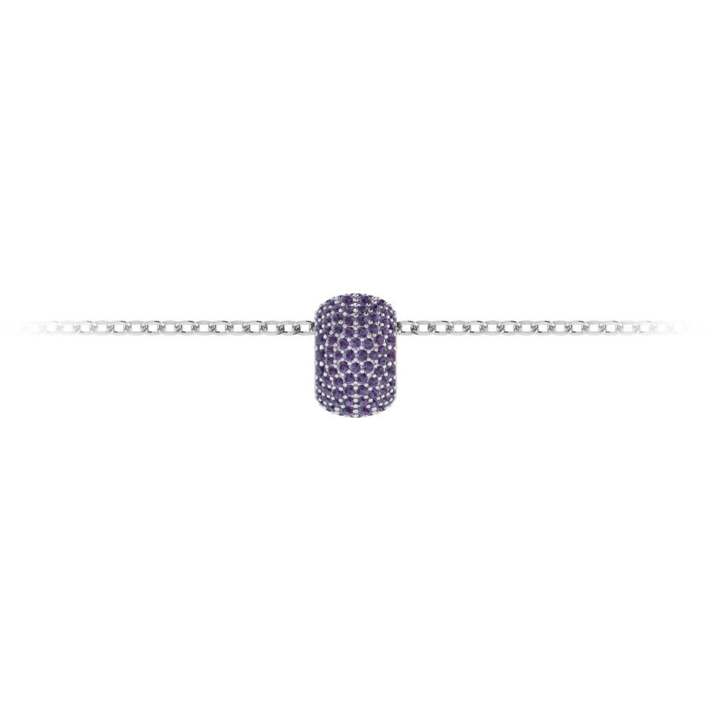 Pavé Alexandrite Birthstone Bead Charm
