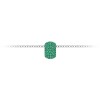 Pavè Emerald Birthstone Bead Charm