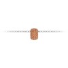 Pavé Garnet Birthstone Bead Charm