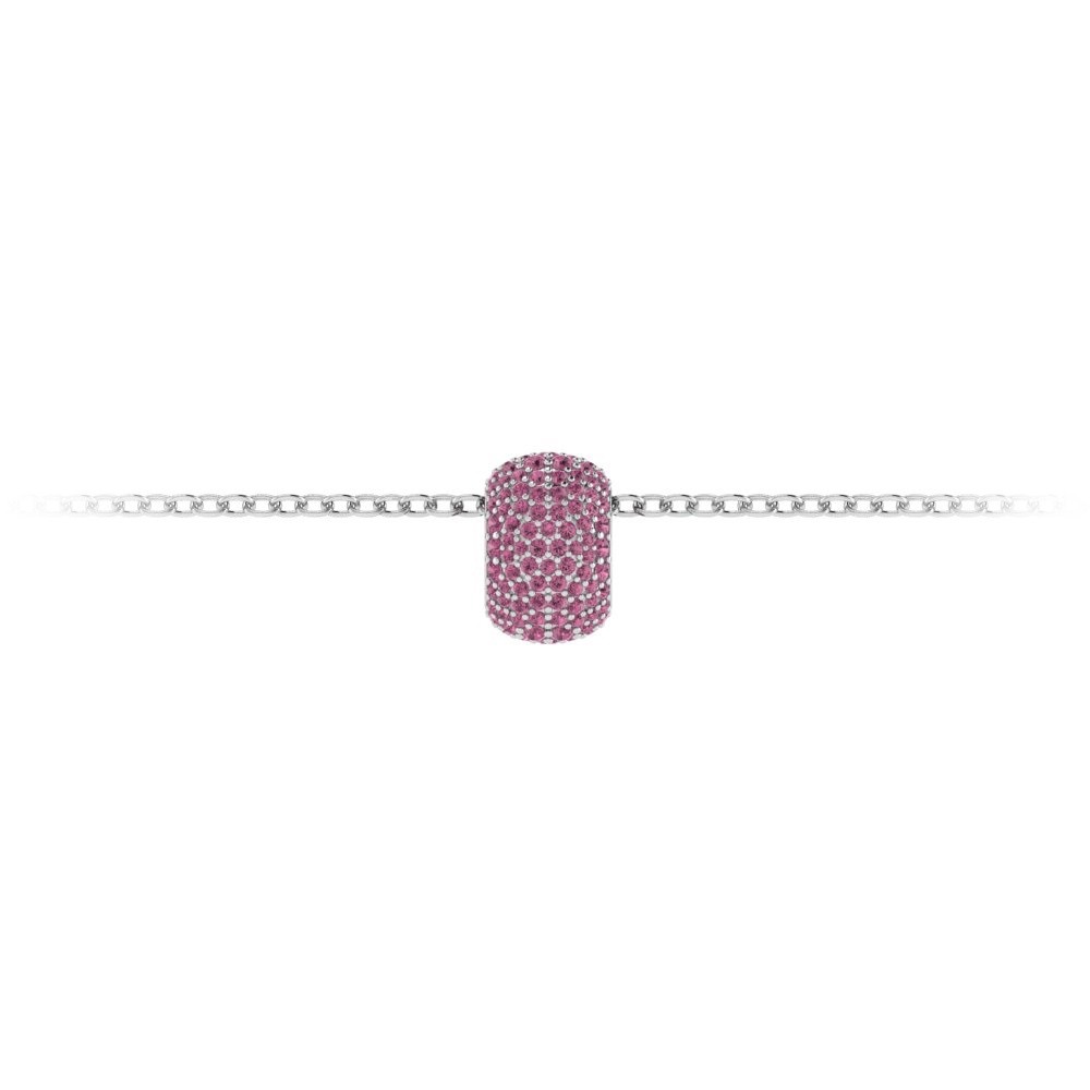 Pavé Tourmaline Birthstone Bead Charm