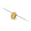 Pavé Citrine Birthstone Bead Charm