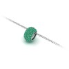 Pavè Emerald Birthstone Bead Charm