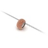 Pavé Garnet Birthstone Bead Charm