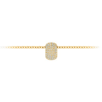 Pavè Moissanite Birthstone Bead Charm