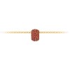 Pavè Ruby Birthstone Bead Charm