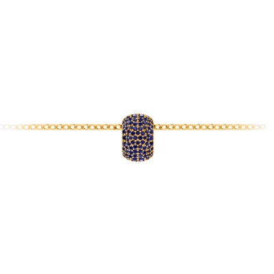 Pavè Sapphire Birthstone Bead Charm