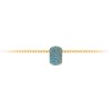 Pavè Topaz Birthstone Bead Charm
