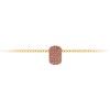 Pav?Tourmaline Birthstone Bead Charm
