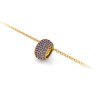 Pavè Alexandrite Birthstone Bead Charm