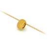 Pavè Citrine Birthstone Bead Charm