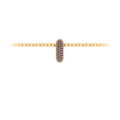 Mini Pavé Alexandrite Birthstone Bead Charm