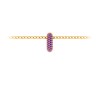 Mini Pavé Amethyst Birthstone Bead Charm