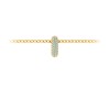 Mini Pavé Aquamarine Birthstone Bead Charm