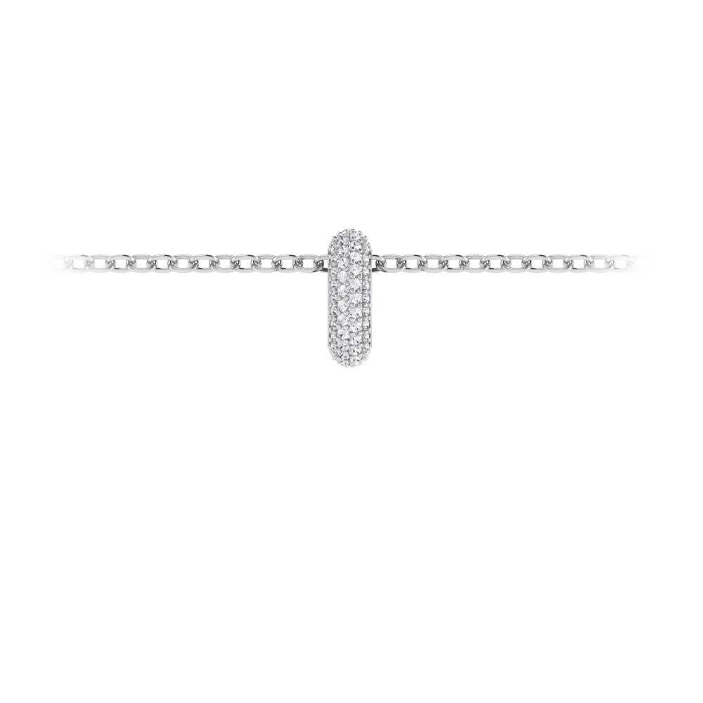 Mini Pavè CZ Birthstone Bead Charm