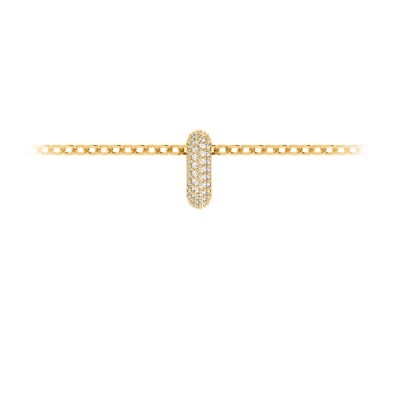 Mini Pavé Lab Diamond Birthstone Bead Charm