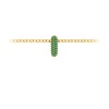 Mini Pavé Emerald Birthstone Bead Charm