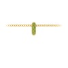 Mini Pavé Peridot Birthstone Bead Charm