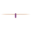 Mini Pavé Amethyst Birthstone Bead Charm