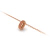 Mini Pavé Garnet Birthstone Bead Charm