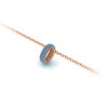 Mini Pavé Topaz Birthstone Bead Charm