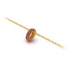 Mini Pavé Ruby Birthstone Bead Charm