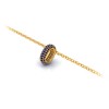 Mini Pavé Sapphire Birthstone Bead Charm