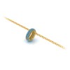 Mini Pavé Topaz Birthstone Bead Charm