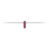 Mini Pavé Ruby Birthstone Bead Charm