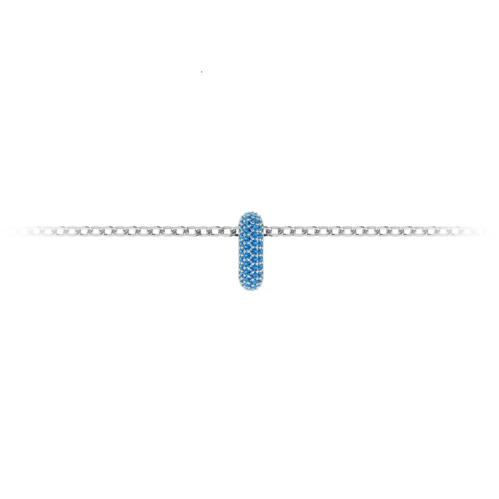 Mini Pavé Topaz Birthstone Bead Charm