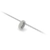 Mini Pavé Moissanite Birthstone Bead Charm