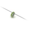 Mini Pavé Peridot Birthstone Bead Charm