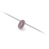 Mini Pavé Tourmaline Birthstone Bead Charm