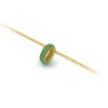 Mini Pavè Emerald Birthstone Bead Charm