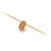 Mini Pavè Garnet Birthstone Bead Charm