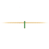 Prong Set Round Emerald Birthstone Bead Charm