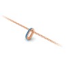 Prong Set Round Topaz Birthstone Bead Charm
