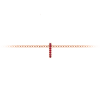 Prong Set Round Ruby Birthstone Bead Charm