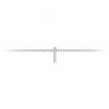 Prong Set Round Lab Diamond Birthstone Bead Charm