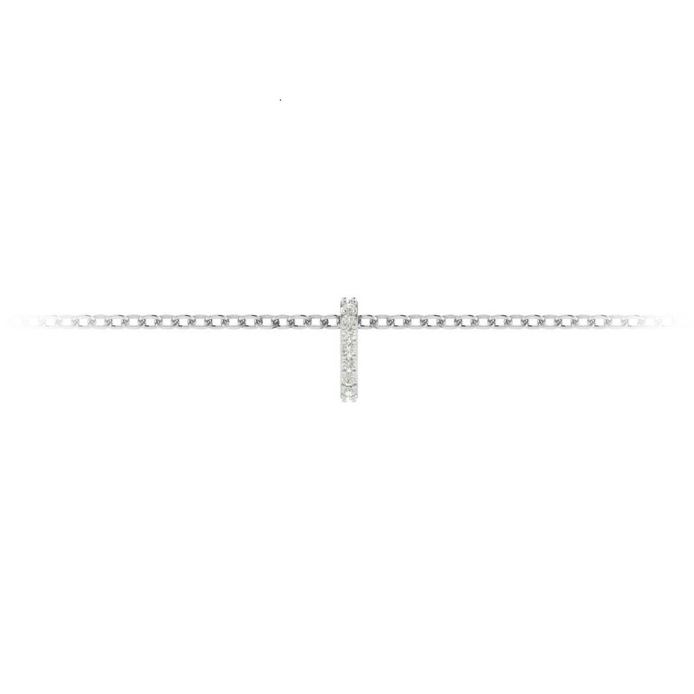 Prong Set Round Lab Diamond Birthstone Bead Charm