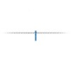 Prong Set Round Topaz Birthstone Bead Charm