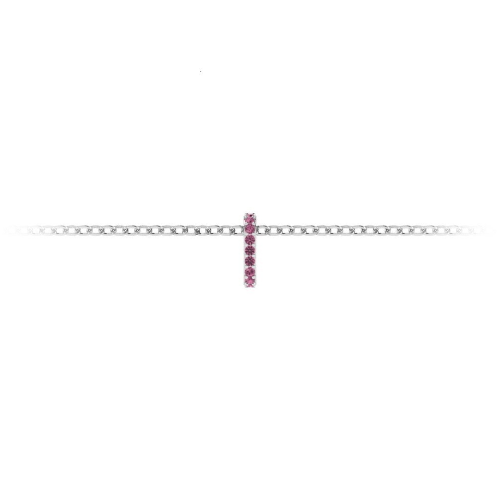 Prong Set Round Tourmaline Birthstone Bead Charm