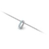 Prong Set Round Aquamarine Birthstone Bead Charm