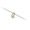 Prong Set Round Citrine Birthstone Bead Charm