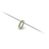 Prong Set Round Peridot Birthstone Bead Charm