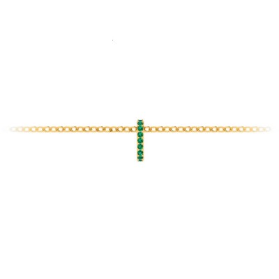 Prong Set Round Emerald Birthstone Bead Charm