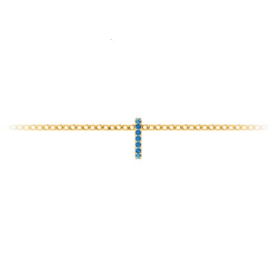 Prong Set Round Topaz Birthstone Bead Charm