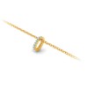 Prong Set Round Aquamarine Birthstone Bead Charm