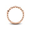 Alternating Five Diamond Ring