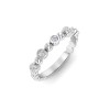 Alternating Five Diamond Ring